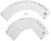 PHENOFICE Standard Mahjong Majiang Card Deck Official Rules for Poker Table Games