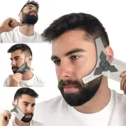 Beard Shaper & Shaping Tool for Men, Lineup Guide Template, Black