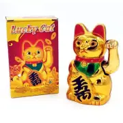 Chinese Lucky Wealth Waving for Cat Gold Waving Hand for Cat Home Decor with Wav