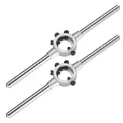 2pcs Die Stock Handle Wrench 20mmx5mm M3-M4 Metric Round Die Holder