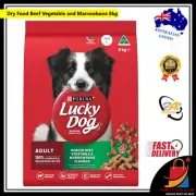 LUCKY DOG Adult Dry Dog Food Minced Beef Vegetable and Marrowbone 8kg