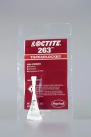 Loctite 263 Threadlocker,Red High Strength,.5 ml Ampule,1330582, 25 pack or more