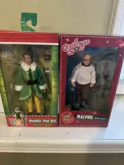Buddy The Elf And Ralphie Neca Figures New