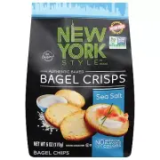 New York Style Bagel Crisps Sea Salt 6 Ounce