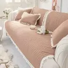 Cotton Sofa Cover Sofa Cushion Mat Nordic Sofa Towel L Shape Corner Couch Covers