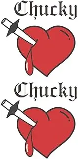 Temporary Tattoos, 10 PCS Heart Tattoos Sticker For Women, Halloween, Party, Costume,Cosplay