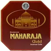 Darshan 24 Hour Incense Coils (Maharaja Gold)