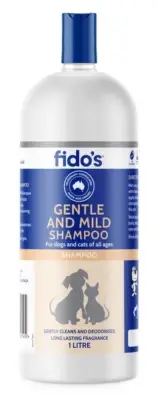 Mavlab Fidos Gentle Mild Shampoo 1 Litre Dog Cat Grooming Bathing Pet Wash