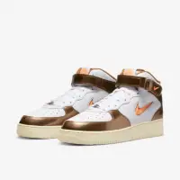 在飛比找博客來優惠-NIKE AIR FORCE 1 MID QS 男休閒鞋-白