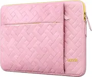 Lacdo Laptop Sleeve Case for 14 inch New MacBook Pro M4/M3/M2/M1 Chips Pro Max A3112 A3401 A3185 A2918 A2992 A2779 A2442 2024-2021, 13.8 inch Surface Laptop 7th Copilot+PC Computer Bag, Sakura Pink