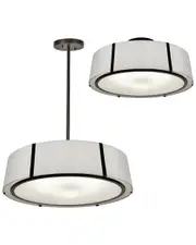 Crystorama Fulton 6-Light Matte Black Chandelier