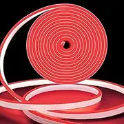 EZONEDEAL Led Neon Rope Lights, 16FT Led Strip Lights, Flexible, Waterproof IP65, DIY Design, Smart LED Lights for Bedroom Indoor Living Room, Bedroom, Holiday, Outdoors Decoration (Red)