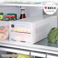 在飛比找momo購物網優惠-【韓國昌信生活】INTRAY冰箱雙層抽屜收納盒