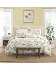 Laura Ashley Roses Cotton Comforter Bedding Set