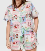 NWT PETER ALEXANDER LADIES CHRISTMAS MICKEY & FRIENDS PYJAMA SET PLUS SIZE 3+