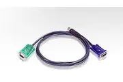 Aten 3.0m 3in1 VGA, USB Console KVM Split Cable HDB-15M to SPHD-15M
