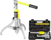 Hydraulic Gear Puller, 5 Ton Max Capacity Wheel Bearing Pulling Separator, 2 or 3 Jaws Puller, Vertically and Horizontally, 8" Jaw Hydraulic Puller with Case for Pulling Hubs