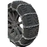 Snow Tire Chains 2229 P245/70R17 Square 5.5mm Straight Link Zinc Plated