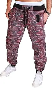 [Maiyifu-GJ] Men's Casual Joggers Pants Lightweight Hiking Pants Camo Sweatpants Slim Fit Stretch Running Athletic Pants