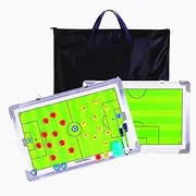 Joyeee Double-Sided Football Soccer Magnetic Clipboard Magnetic Board with Dry Eraser, Marker Pen, Magnets - Football Soccer Coaching Board Tactic Board Strategy Clipboard Kit #1