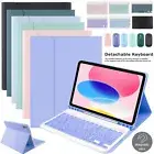 Bluetooth Keyboard Case Cover Mouse For iPad 7/8/9/10/11th Gen A16 M2 M3 Air 5 4
