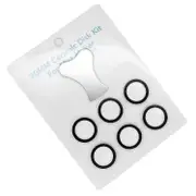 6Pack Transducer Discs for Dimplex Optimyst Spares, Replacement Disks for Dimplex Electric Heater Fire silver