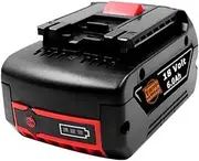 18V 6.0Ah Battery Compatible for Bosch 18V Professional GBA GBH GSR GSB BAT618 BAT609 BAT620 Replacement Battery(6.0Ah-1pcs)