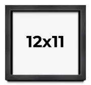 12x11 Shadow Box Frame Grey Charcoal Black | 0.875 Inches Deep | Wood Shadowbox