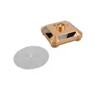 Solar Powered LED Electric Rotating Turntable Display Stand For Jewelry Phone US