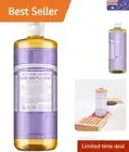 32 Oz Pure-Castile Lavender Liquid Soap - Luxurious Eco-Friendly Cleanser