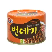 Yoo Dong Korean Silkworm Pupa Can 130g Snack Food Pupae For Soju Beer