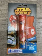 STAR WARS Galactic Dice Game-For Ages 7 And Up - New Sealed
