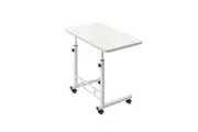 Foret Mobile Laptop Computer Bedside Study Desk Stand Adjustable Portable Table White