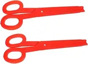 [WOFASHPURET] 2Pcs Giant Novelty Clown Scissors Durable Comedy Props for Halloween Stage Shows Masquerades Eye Catching Design for Unforgettable Performances