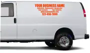 Large Business Company Commercial Vinyl Decal Sticker Sign Van Car Truck Vehicle