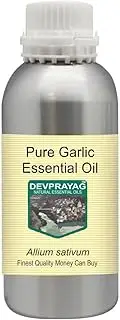 Devprayag Pure Garlic Essential Oil (Allium sativum) Natural Therapeutic Grade Steam Distilled 630ml (21 oz)