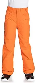 [Roxy] Girls Backyard Snow Pants (Celosia Orange (NZM0), Large (12))