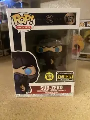 Mortal Kombat: Sub- Zero #1057 Funko Pop! w/ Protector!!!