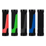 1 Pair Bicycles Rubber Cover Handlebar Grip Shock Absorbing Soft Bike End Grips