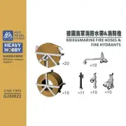 HEAVY HOBBY 1/350 KRIEGSMARINE FIRE HOSES & FIRE HYDRANTS 3D printing kit