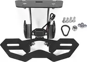 License Plate Holder Compatible With YAMAHA MT03 MT25 YZF R3 R25 2015-2024 Motorcycle Accessories Tail Bracket LED Light Fender Eliminator(License Plate Holder)
