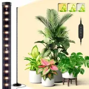 Indoor Grow Light T10 Full Spectrum Adjustable 16-65in 3 Light Modes