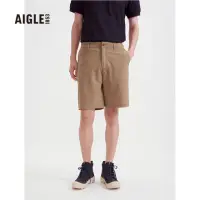 在飛比找momo購物網優惠-【AIGLE】男 抗UV防潑短褲(AG-3P130A164 