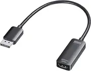 Sanwa Supply AD-DP8KHDR DisplayPort to HDMI Adapter (8K Compatible)
