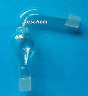 34/35,250ml,Glass Bent Anti splash Adapter,Anti-splash Head,Laboratory Glassware