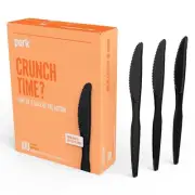 Perk Plastic Knife Heavy-Weight Black PK56393