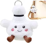 Plush Bag Charm | Cute Badminton Doll Keyring Decorative,Plush Toy Key Chain For Kids Adults, Cartoon Bag Pendant For Backpacks