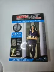 Magic Mesh deluxe magnetic screen door - Never used in Original Box