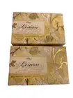 1894 Lemon Scented Soap 10.5 oz Italy Set of 2 Citron Boxed