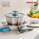 NEOFLAM Cookvision SUS304不鏽鋼鍋具8件組/Nesto(可拆把手)